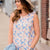 Sunshine & Daisies Ruffle Trim Tank