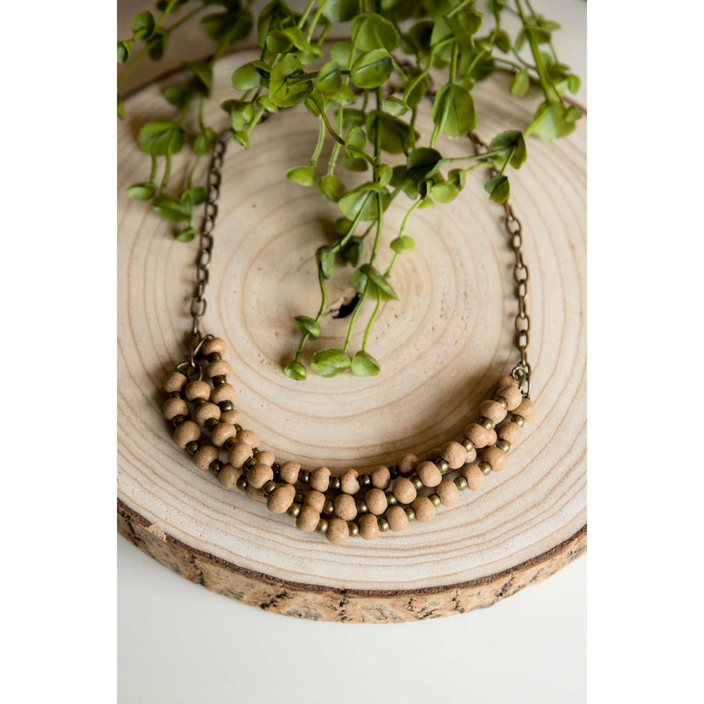 Bel Koz Triple Twist Clay Necklace - Betsey's Boutique Shop