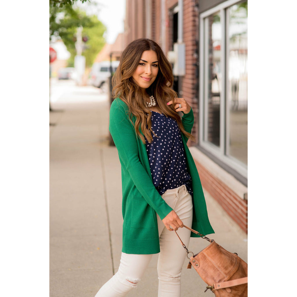 Simple Knit Cardigan - Betsey's Boutique Shop