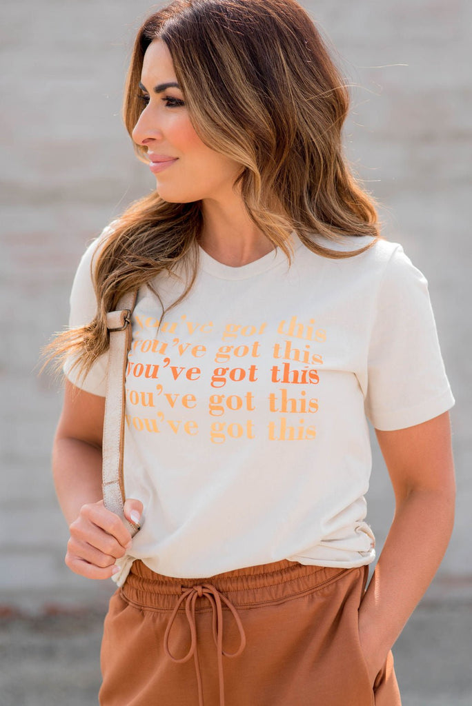 You've Got This Cascading Graphic Tee - Betsey's Boutique Shop -