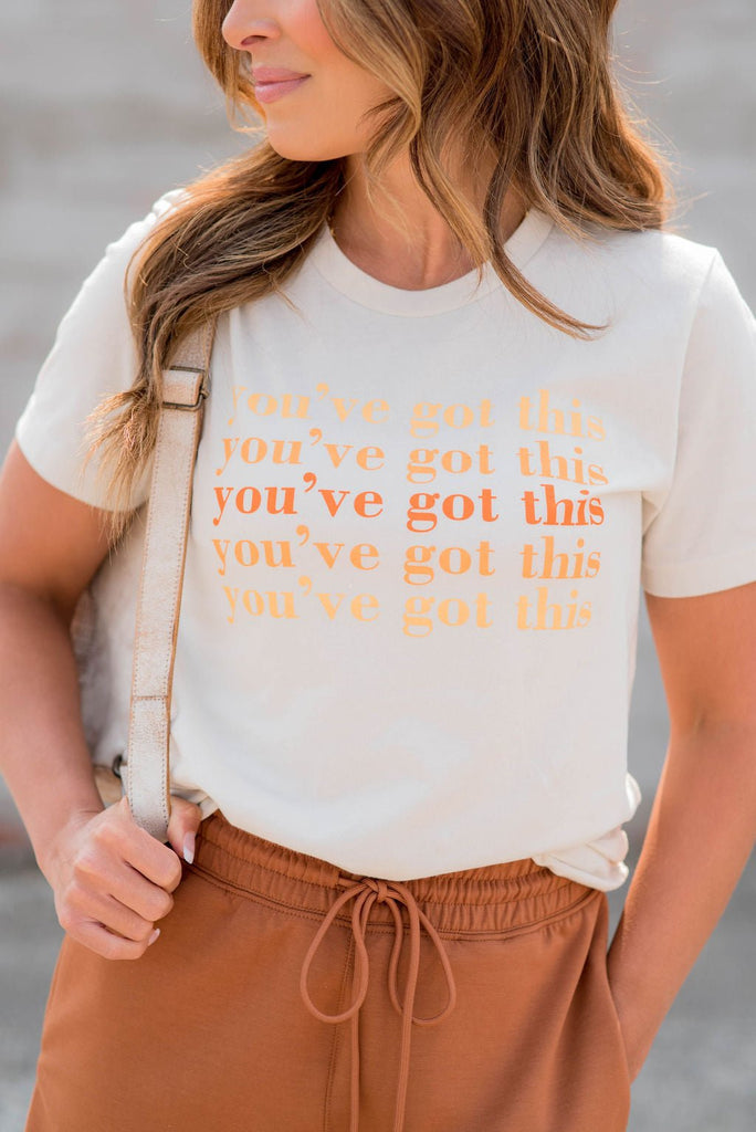 You've Got This Cascading Graphic Tee - Betsey's Boutique Shop -