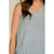 Ruched Tissue V-Neck Tank - Betsey's Boutique Shop - Shirts & Tops