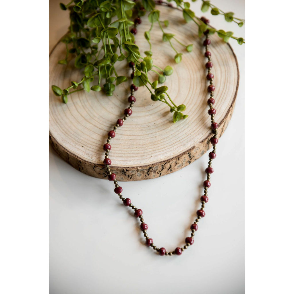 Bel Koz Long Clay Necklace - Betsey's Boutique Shop