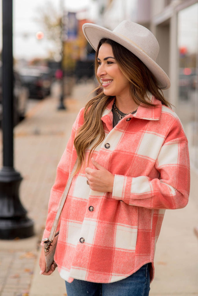 Daydreamer Plaid Shacket - Betsey's Boutique Shop