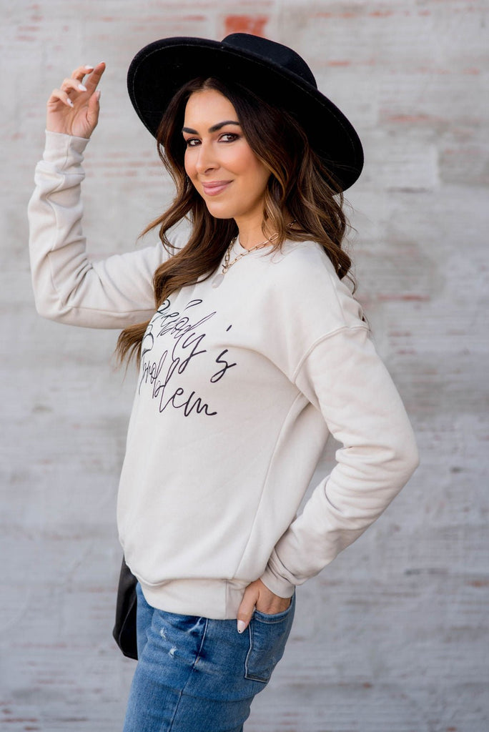 Somebody's Problem Graphic Crewneck - Betsey's Boutique Shop -