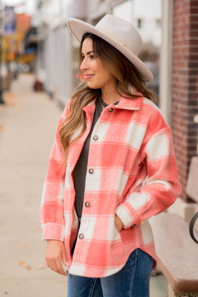 Daydreamer Plaid Shacket - Betsey's Boutique Shop