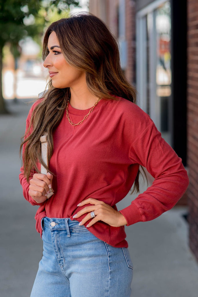 So Soft Lightweight Sweatshirt - Betsey's Boutique Shop -