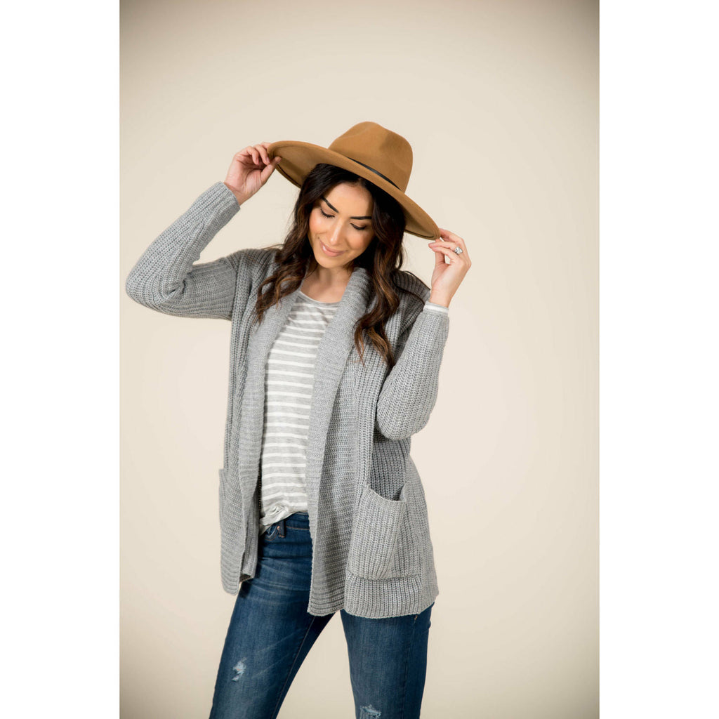 Shawl Knit Cardigan - Betsey's Boutique Shop