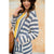 Striped Terry Tunic Cardigan - Betsey's Boutique Shop - Coats & Jackets