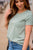 Textured Lines Pocket Tee - Betsey's Boutique Shop -