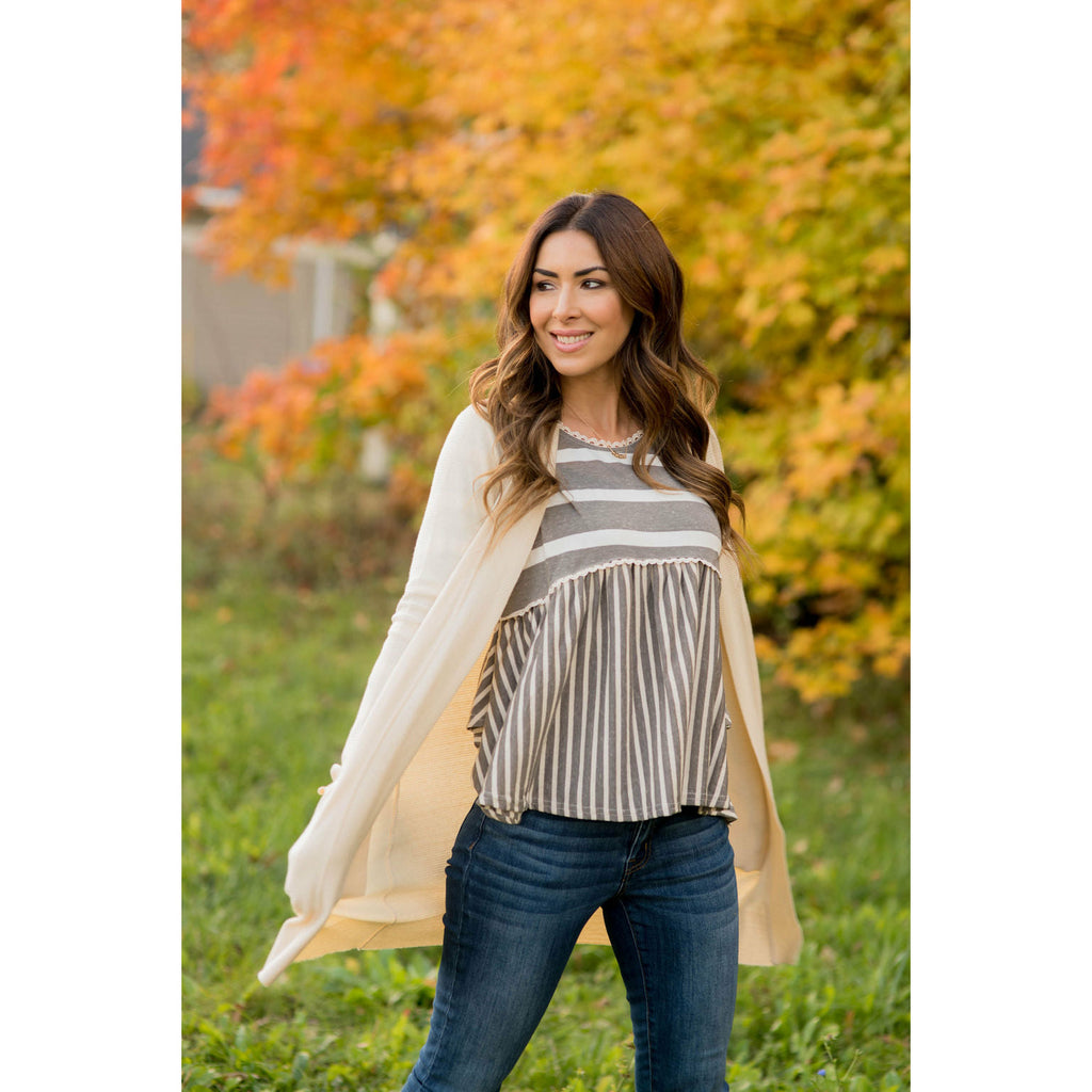 Simple Knit Cardigan - Betsey's Boutique Shop