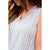 Striped Embroidered V Tank - Betsey's Boutique Shop - Shirts & Tops