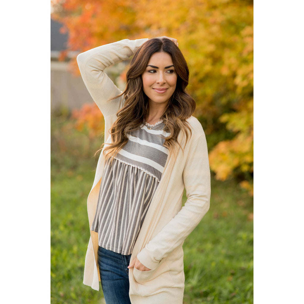 Simple Knit Cardigan - Betsey's Boutique Shop