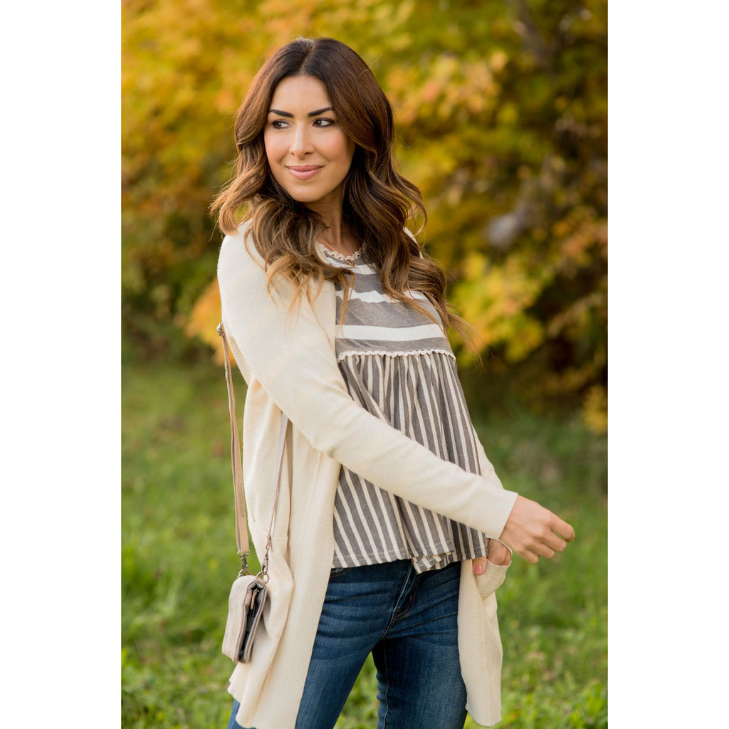 Simple Knit Cardigan - Betsey's Boutique Shop