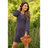 Speckled Tie Sleeve Dress
