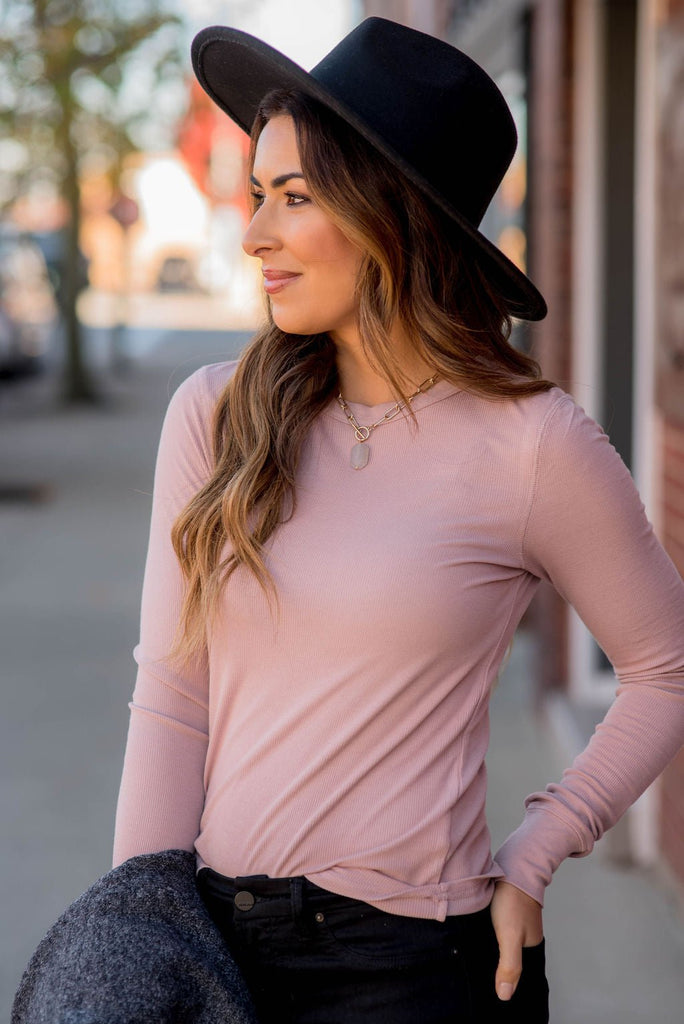 Basic Thermal Tee - Betsey's Boutique Shop