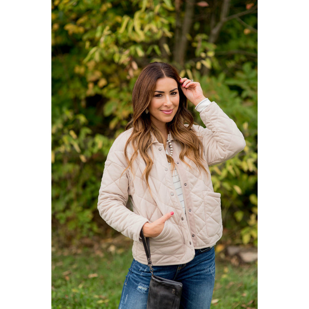 Quilted Puffer Jacket - Betsey's Boutique Shop