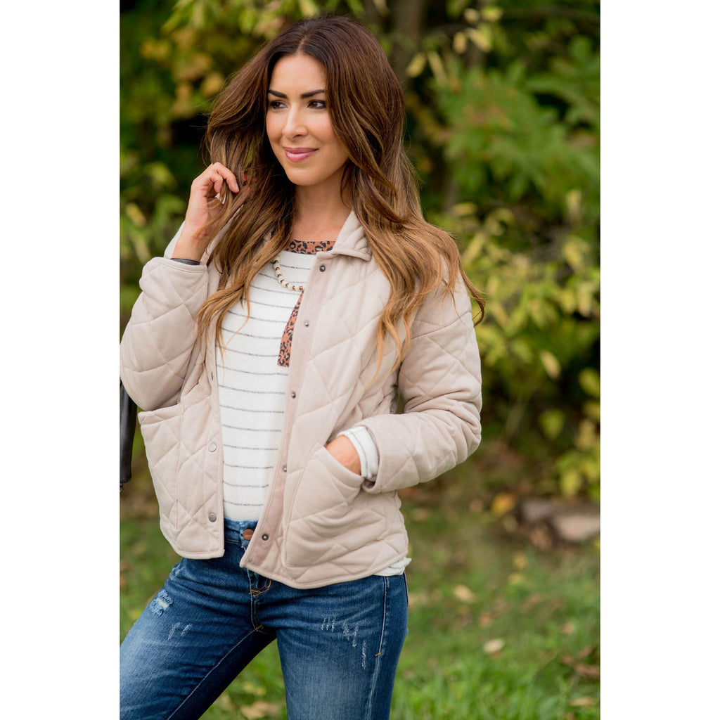 Quilted Puffer Jacket - Betsey's Boutique Shop