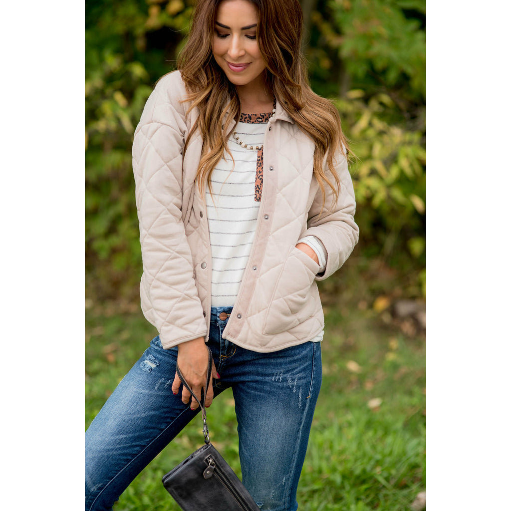 Quilted Puffer Jacket - Betsey's Boutique Shop