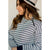 Knit Stripe Neck Zipper Sweater - Betsey's Boutique Shop - Outerwear