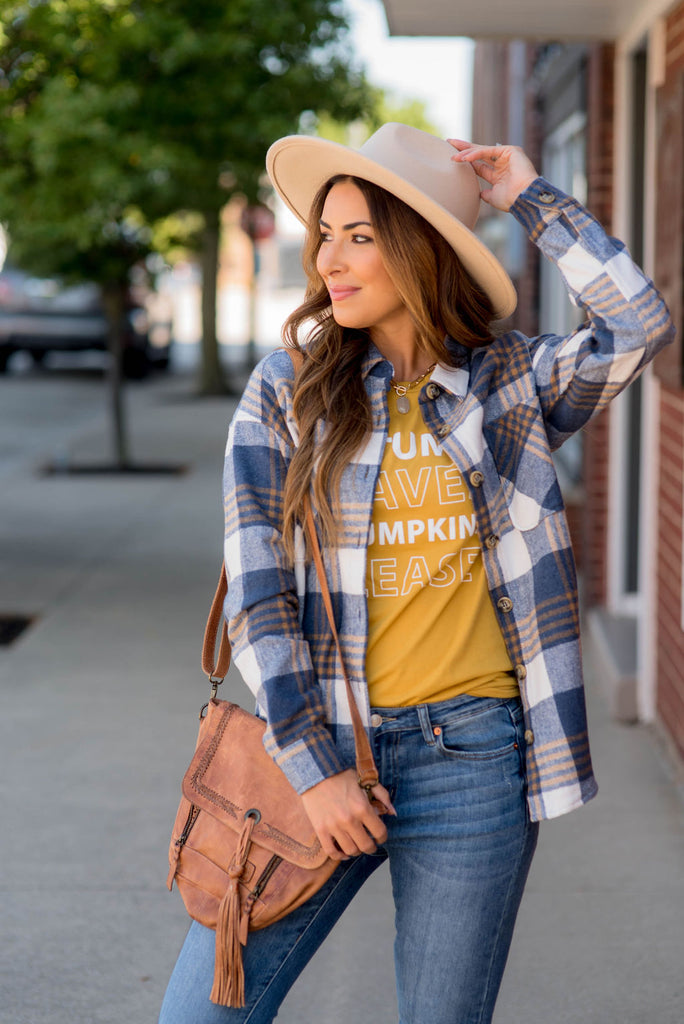 Autumn Leaves Graphic Tee - Betsey's Boutique Shop