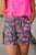 Peonies Drawstring Shorts - Betsey's Boutique Shop -