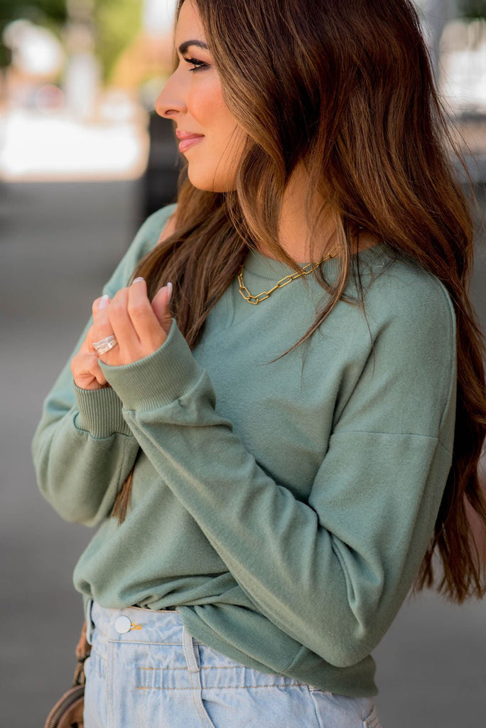 So Soft Lightweight Sweatshirt - Betsey's Boutique Shop -