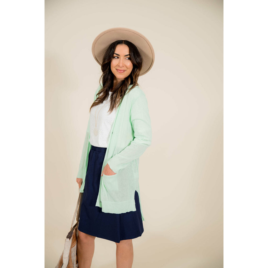 Tissue Button Cardigan - Betsey's Boutique Shop - Coats & Jackets