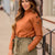 One Shoulder Button Cowl Neck Sweater