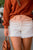 Ombre Frayed Bottom Denim Shorts - Betsey's Boutique Shop -