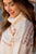 Printed Accents Cowl Neck Sweater - Betsey's Boutique Shop -