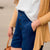 Four Button Paper Bag Shorts