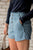 Four Button Chambray Shorts - Betsey's Boutique Shop - Shorts