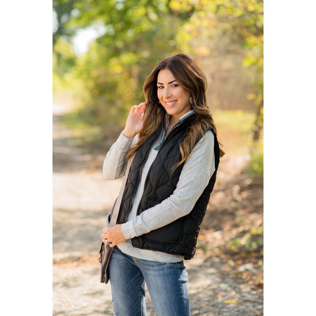 Pocket Puffer Vest - Betsey's Boutique Shop