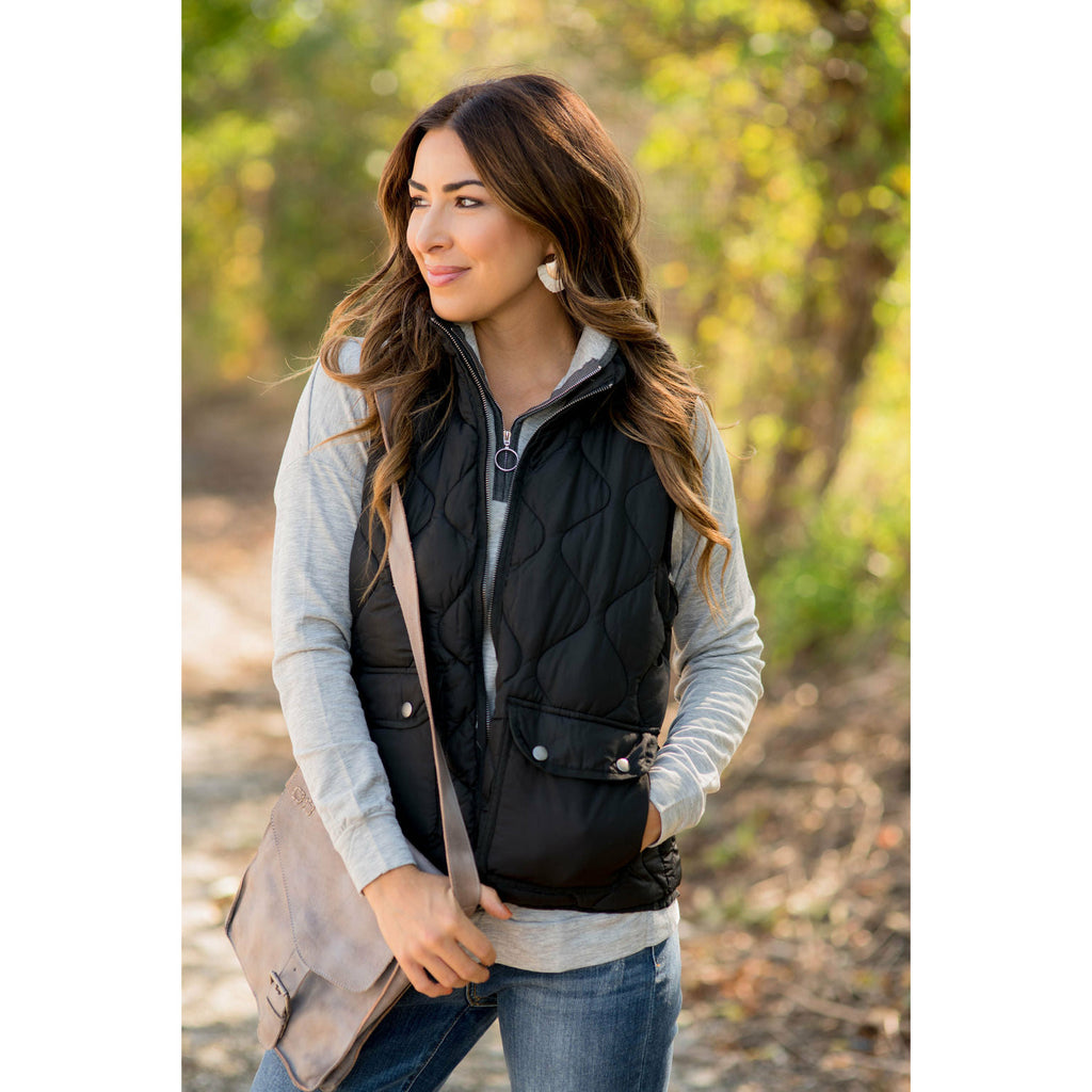 Pocket Puffer Vest - Betsey's Boutique Shop