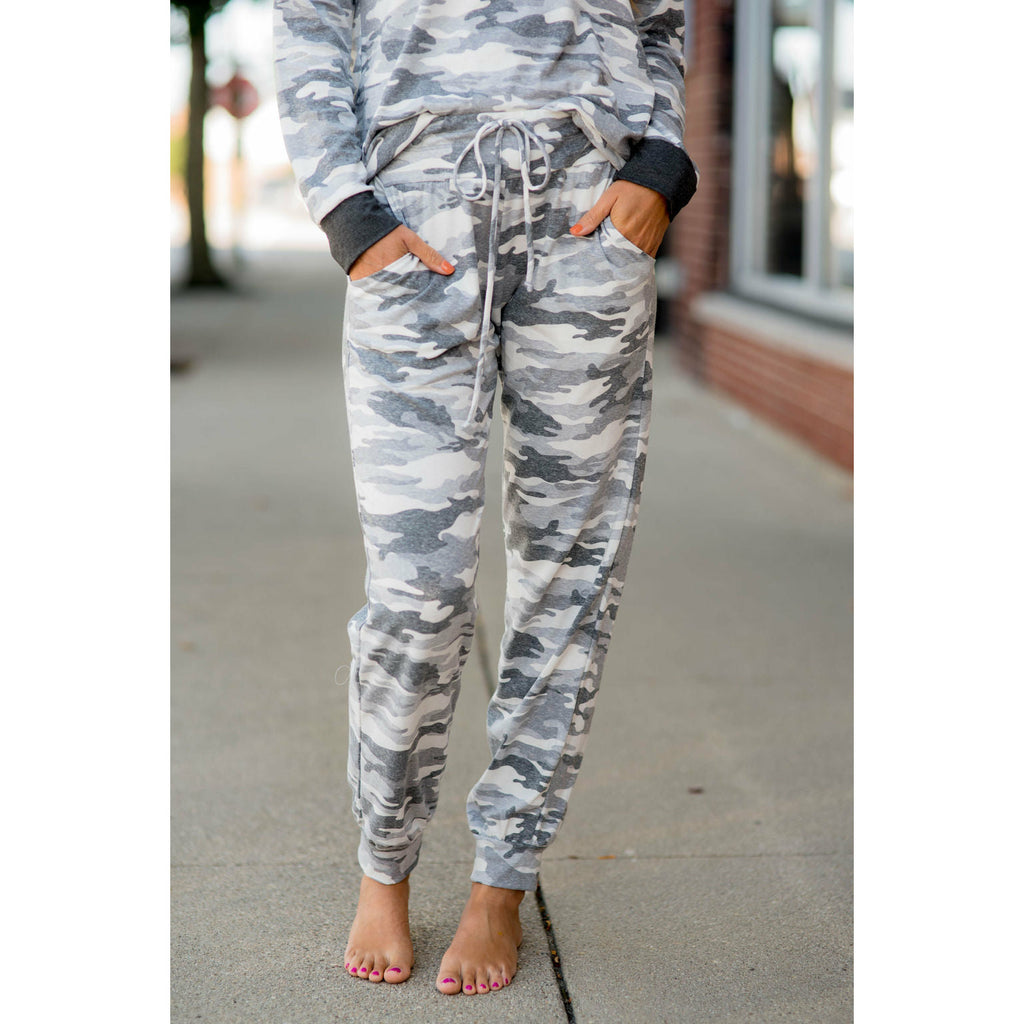 Comfy Camo Lounge Pants - Betsey's Boutique Shop