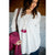 Cognac Stitched Thermal Tee - Betsey's Boutique Shop - Shirts & Tops