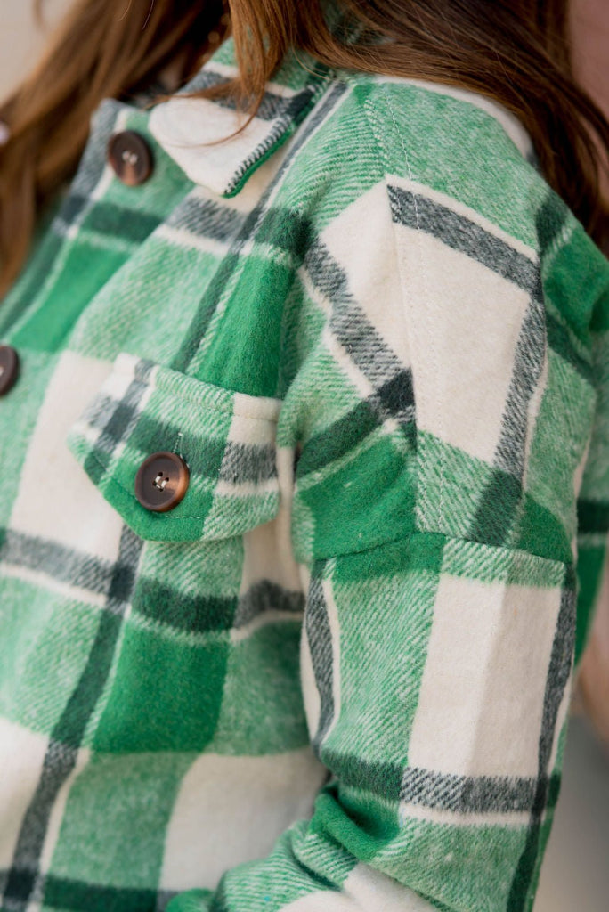 Pop Of Color Plaid Shacket - Betsey's Boutique Shop