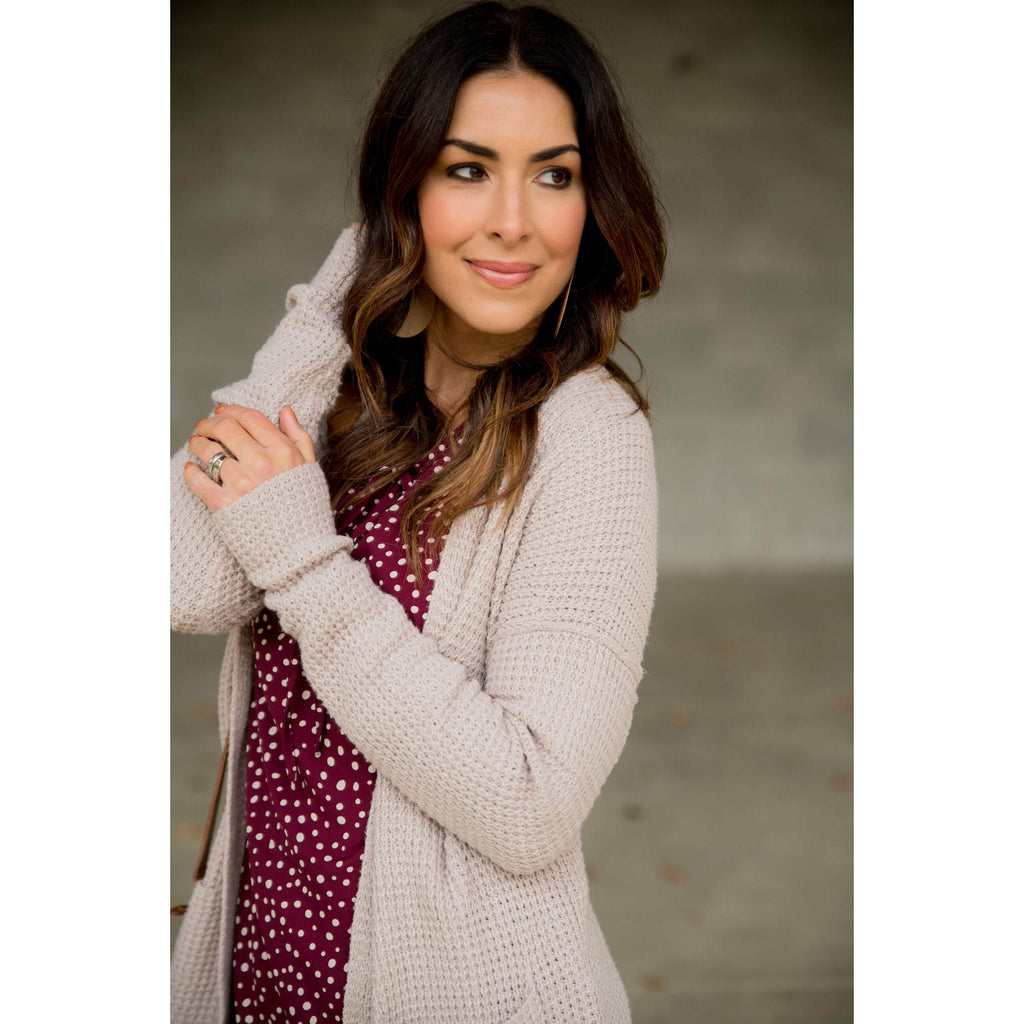 Knit Pocket Cardigan - Betsey's Boutique Shop