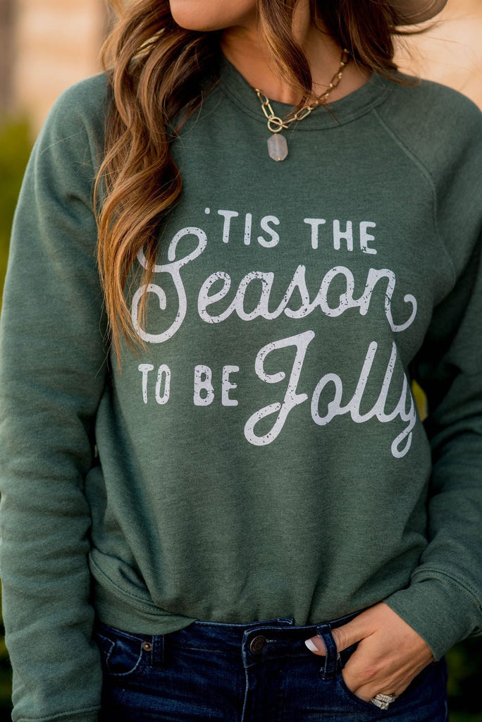 'Tis The Season Graphic Crewneck - Betsey's Boutique Shop -