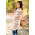 Striped Butter Soft Tunic Cardigan-White - Betsey's Boutique Shop