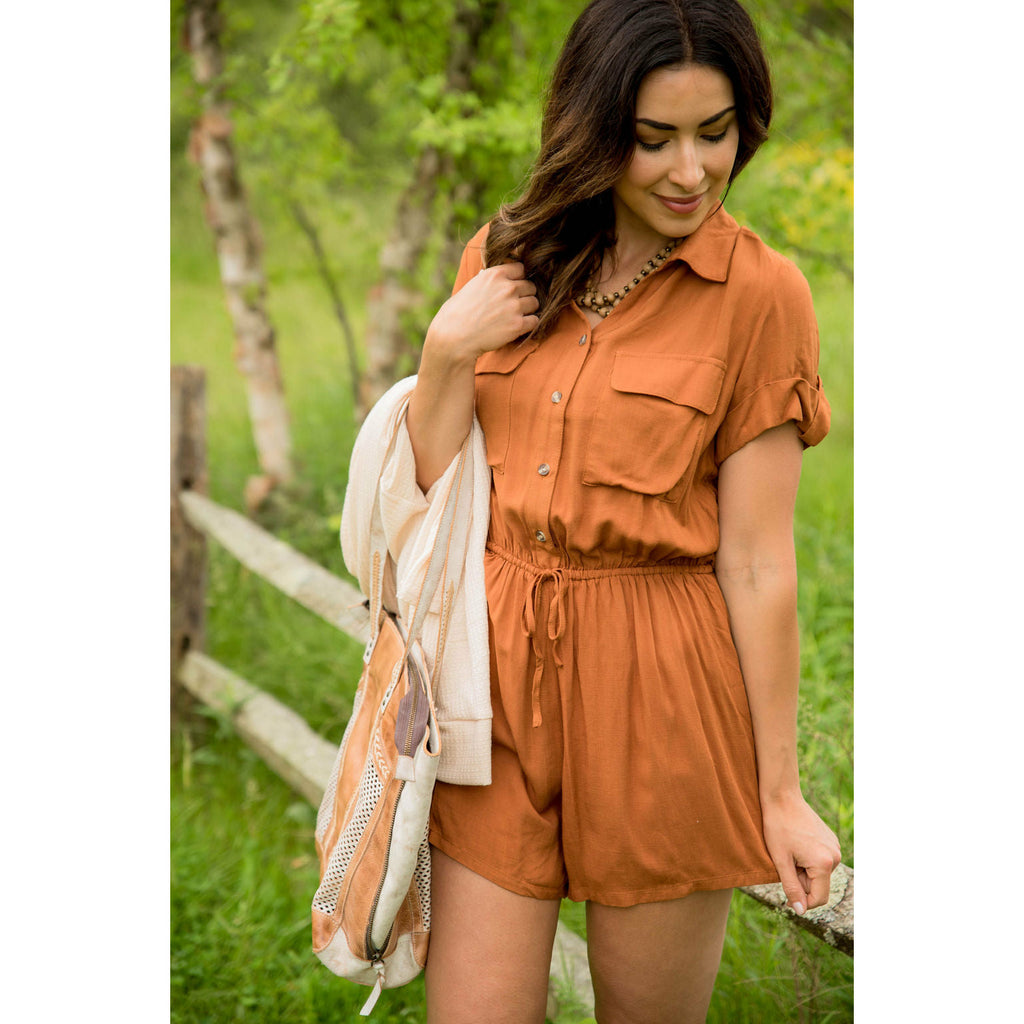 Utility Romper - Betsey's Boutique Shop