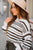 Assorted Stripes Ribbed Trimmed Sweater - Betsey's Boutique Shop -