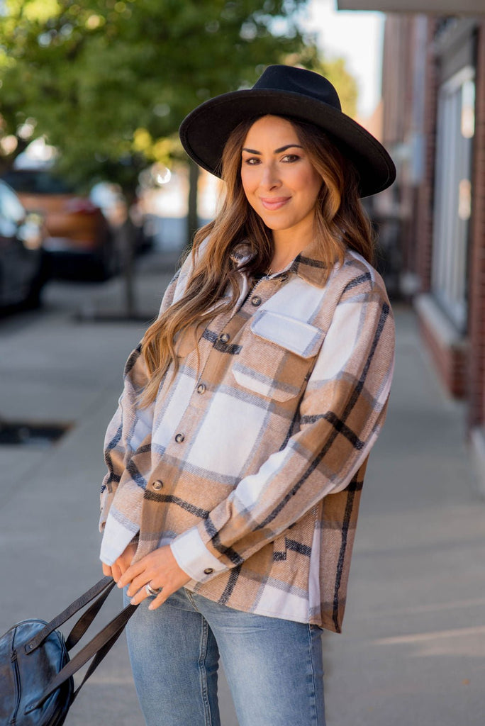 Autumn Plaid Shacket - Betsey's Boutique Shop