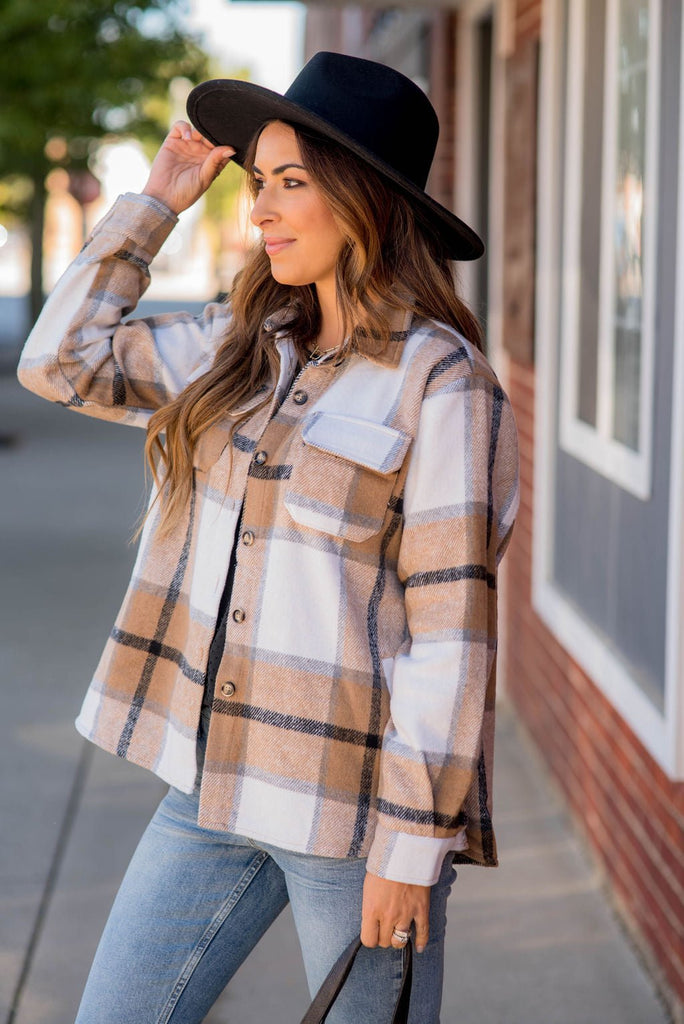 Autumn Plaid Shacket - Betsey's Boutique Shop