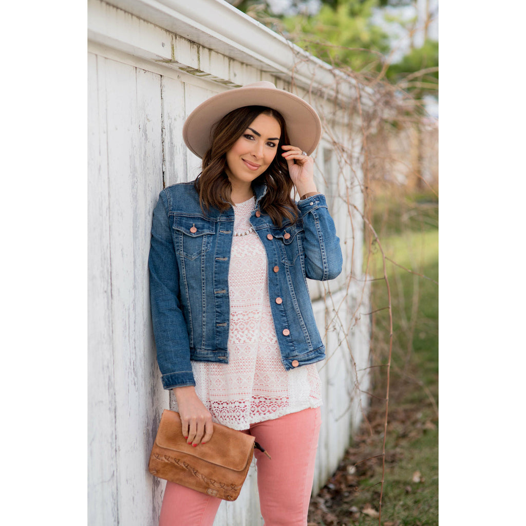 Lace Overlay Tank - Betsey's Boutique Shop