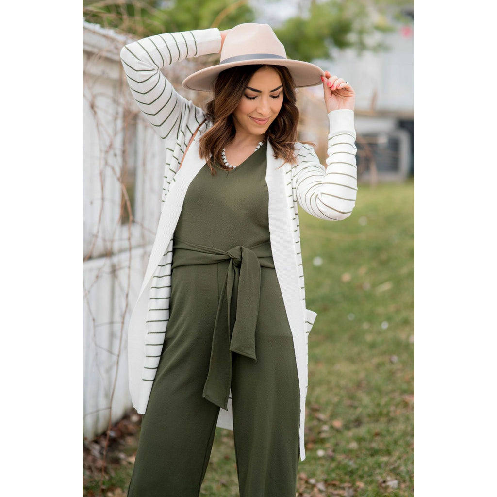 Textured Jumpsuit - Betsey's Boutique Shop