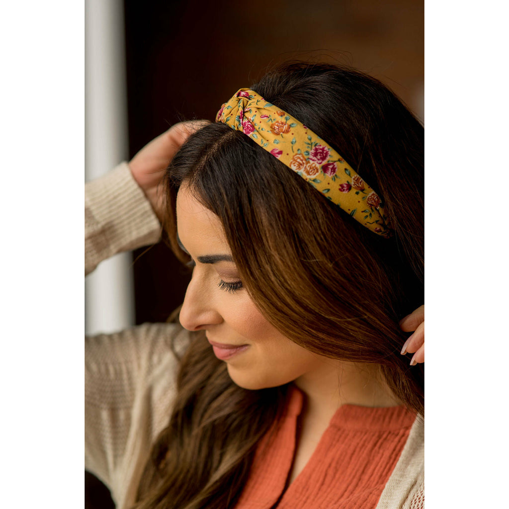 Bold Floral Headband - Betsey's Boutique Shop