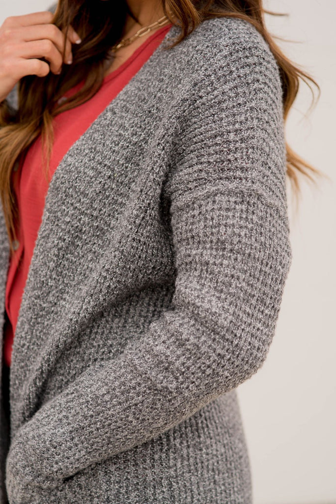 Knit Pocket Cardigan - Betsey's Boutique Shop