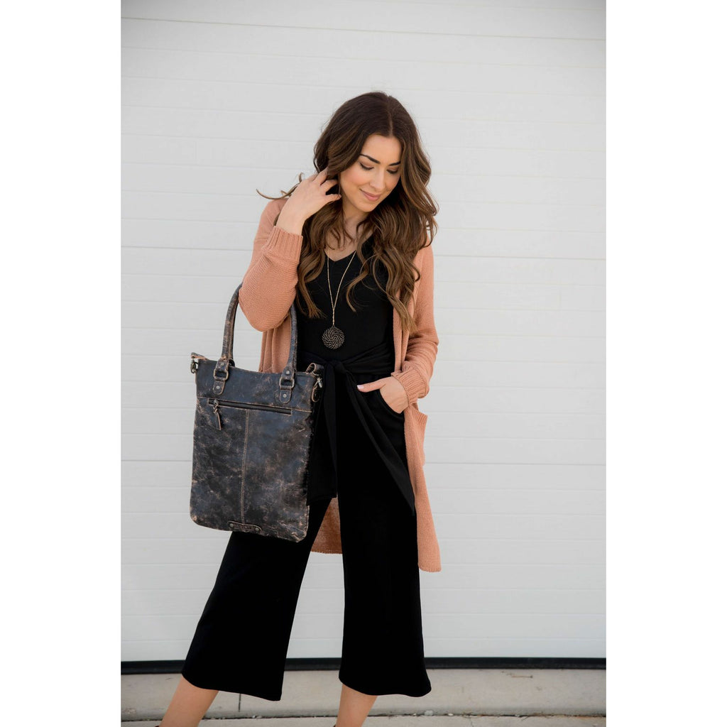 Textured Jumpsuit - Betsey's Boutique Shop